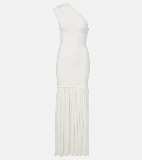 Proenza Schouler Cora one-shoulder cr√É¬™pe chiffon maxi dress