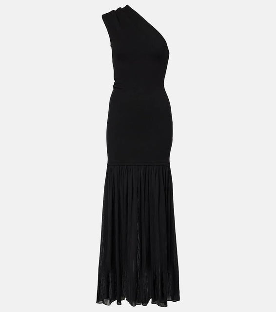 Proenza Schouler Cora one-shoulder cr√É¬™pe chiffon maxi dress