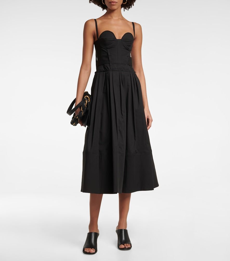 Proenza Schouler Cotton-blend midi dress