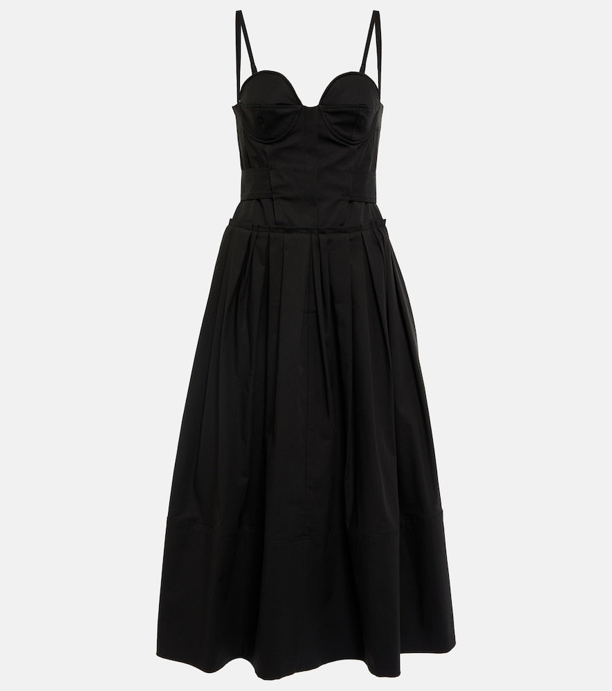 Proenza Schouler Cotton-blend midi dress. Proenza Schouler 棉混纺中长连衣裙