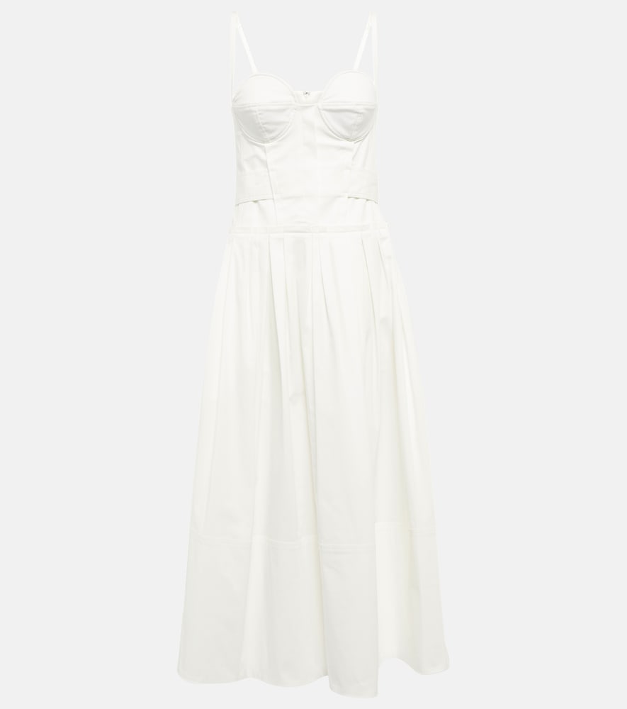 Proenza Schouler Cotton-blend midi dress. Proenza Schouler 棉混纺中长连衣裙