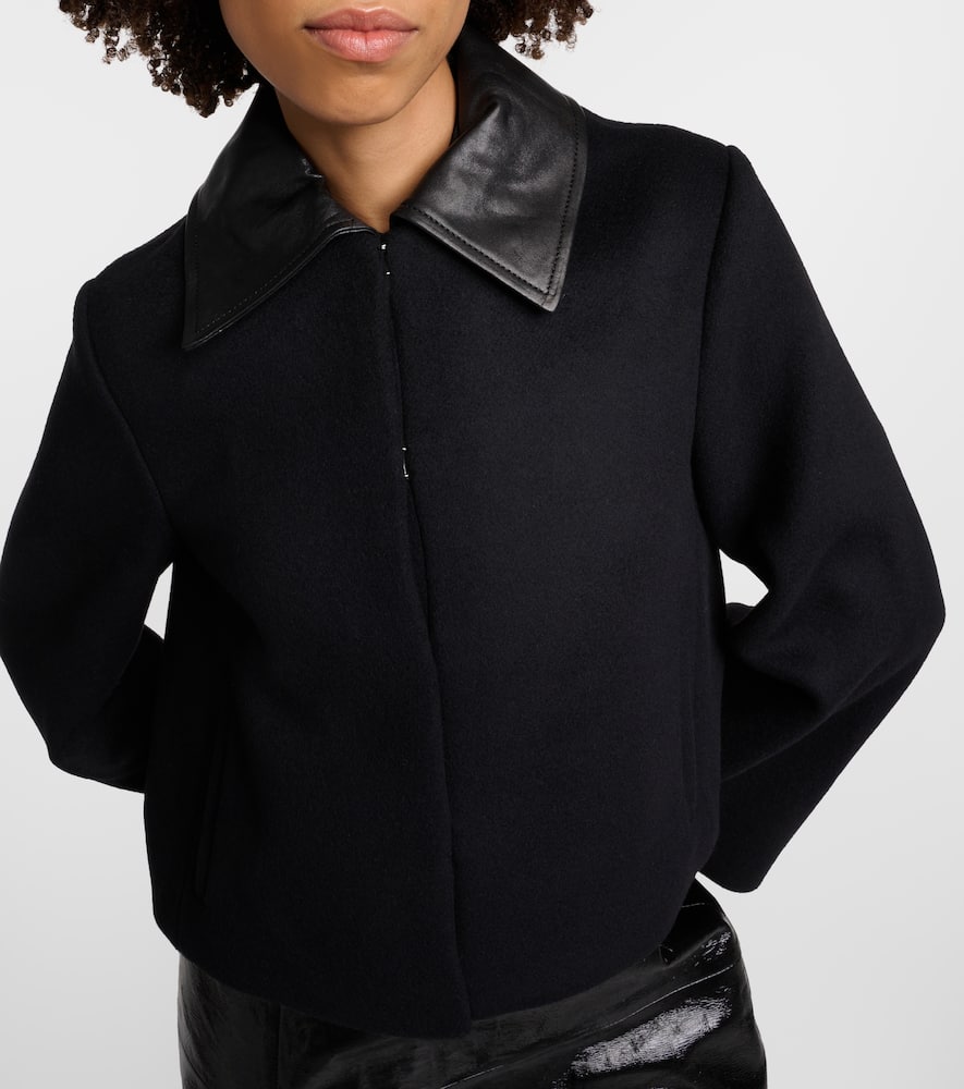 Proenza Schouler Cropped wool-blend jacket