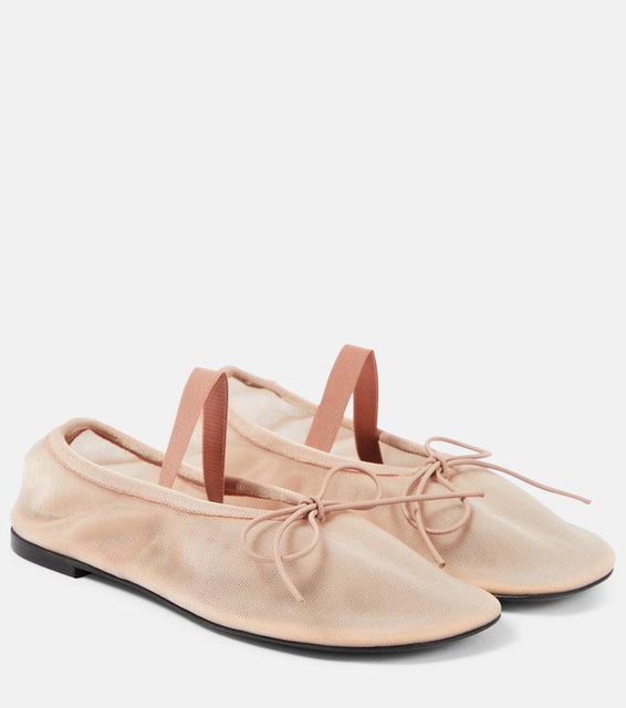 Proenza Schouler Glove mesh Mary Jane ballet flats