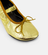 Proenza Schouler Glove metallic leather Mary Jane pumps