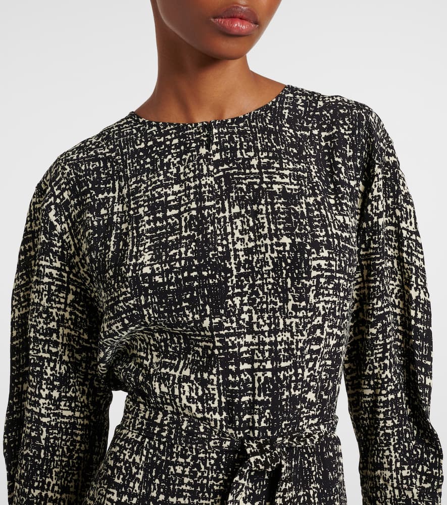 Proenza Schouler Harlow printed cr√É¬™pe midi dress