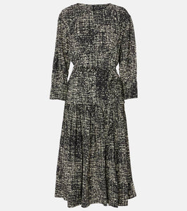 Proenza Schouler Harlow printed cr√É¬™pe midi dress