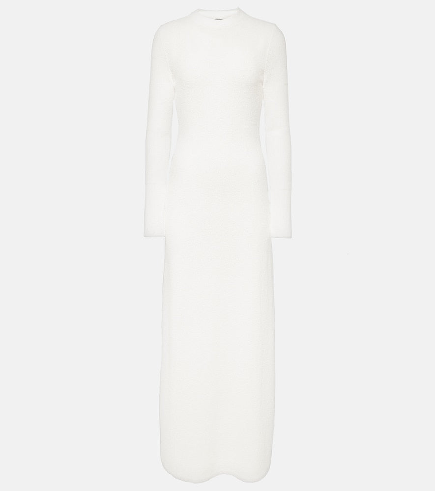Proenza Schouler Lara cutout boucl√É¬© maxi dress. Proenza Schouler Lara 镂空圆领布√ÉØ© 超长连衣裙