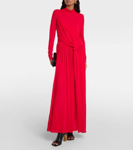 Proenza Schouler Meret draped crêpe jersey maxi dress