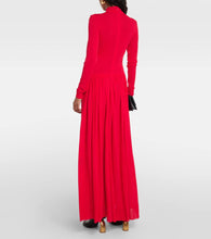 Proenza Schouler Meret draped crêpe jersey maxi dress