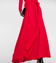 Proenza Schouler Meret draped crêpe jersey maxi dress