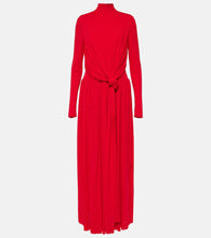 Proenza Schouler Meret draped crêpe jersey maxi dress