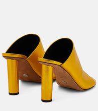 Proenza Schouler Metallic leather mules