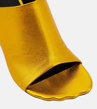 Proenza Schouler Metallic leather mules