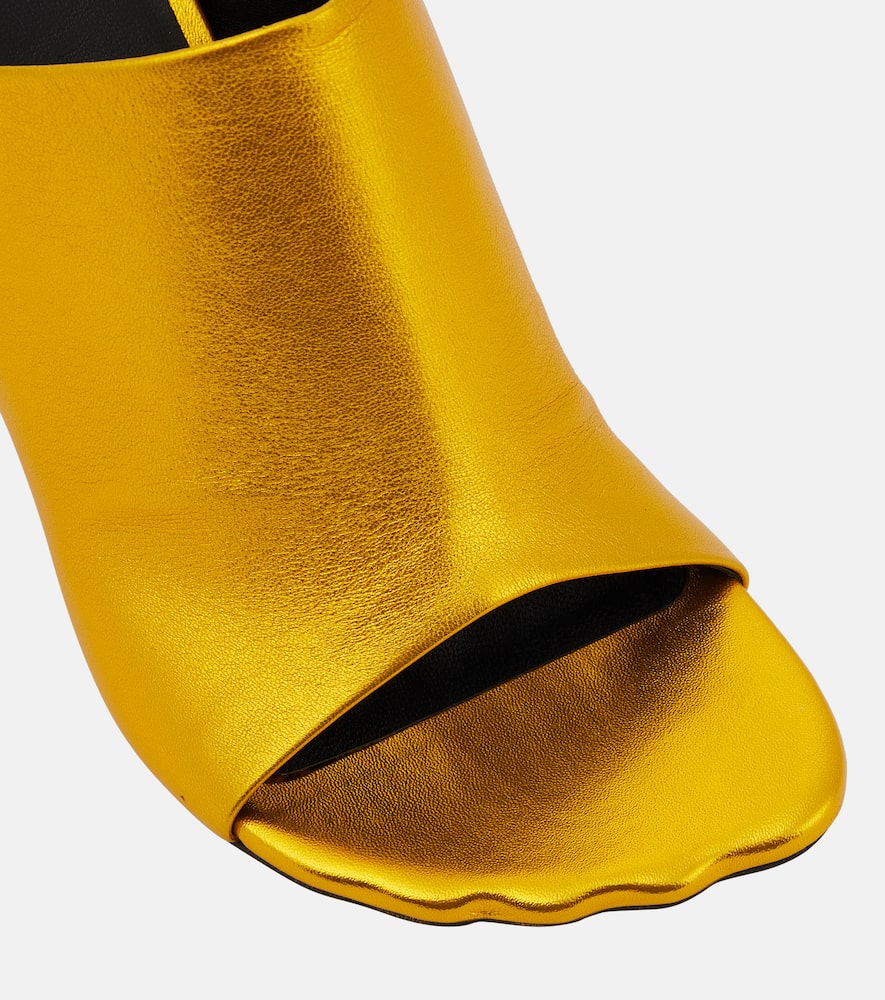 Proenza Schouler Metallic leather mules