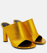 Proenza Schouler Metallic leather mules