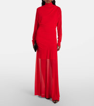 Proenza Schouler Paula sheer crêpe jersey gown