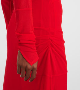 Proenza Schouler Paula sheer crêpe jersey gown