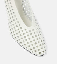 Proenza Schouler Perforated Cone leather pumps