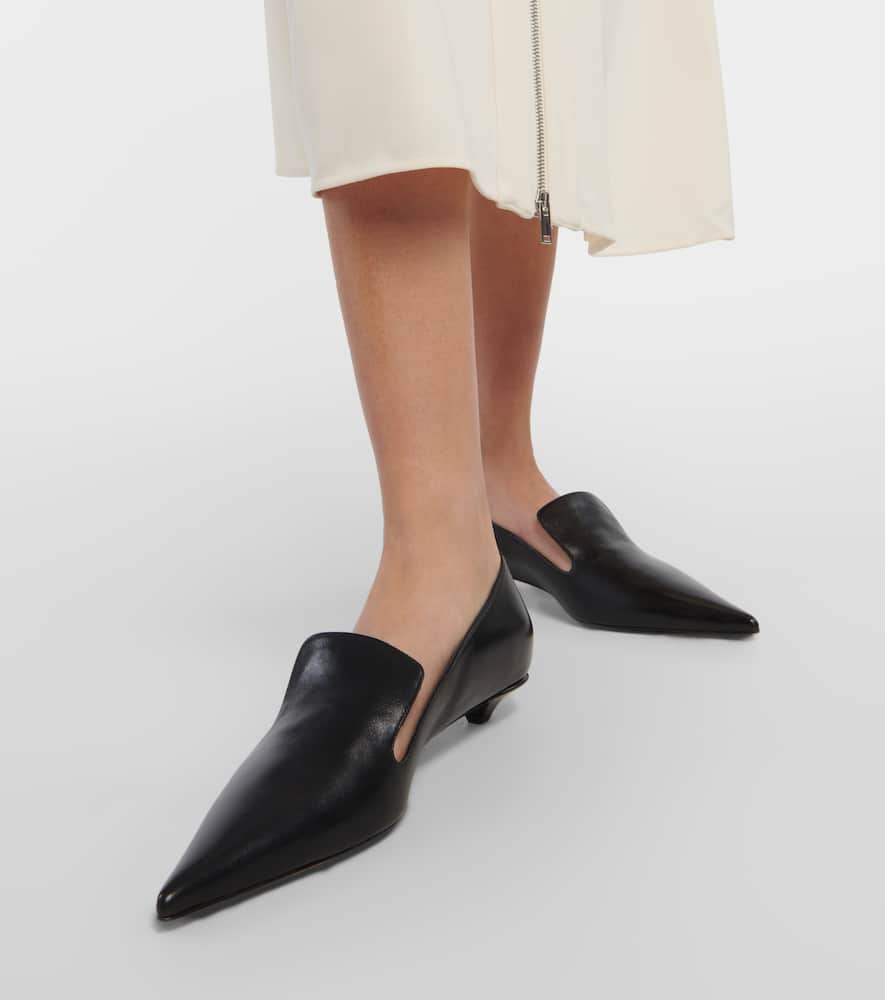 Proenza Schouler Point 25 leather pumps