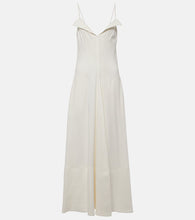Proenza Schouler Ruby linen-blend midi dress. Proenza Schouler Ruby 亚麻混纺中长连衣裙