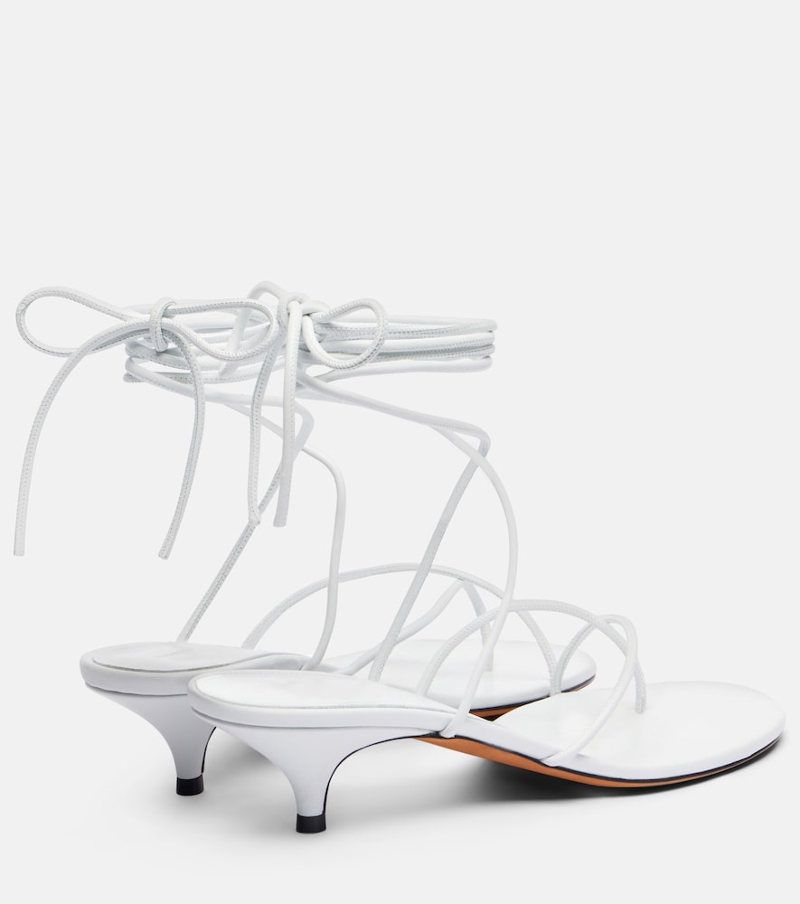 Proenza Schouler Slash Tie 40 leather sandals