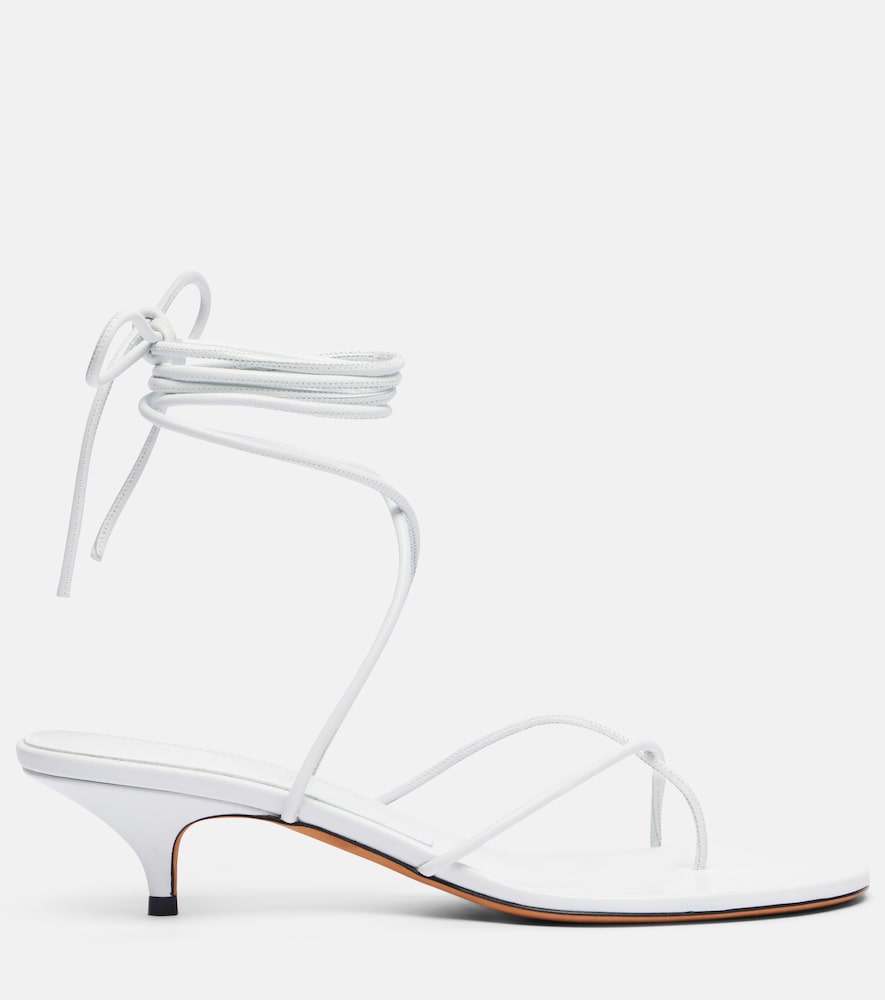 Proenza Schouler Slash Tie 40 leather sandals