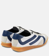 Proenza Schouler Track suede-trimmed leather sneakers