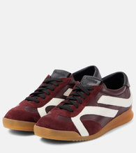 Proenza Schouler Track suede-trimmed leather sneakers