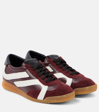 Proenza Schouler Track suede-trimmed leather sneakers