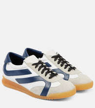 Proenza Schouler Track suede-trimmed leather sneakers