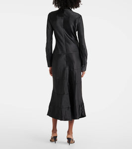 Proenza Schouler White Label Amelie satin midi dress