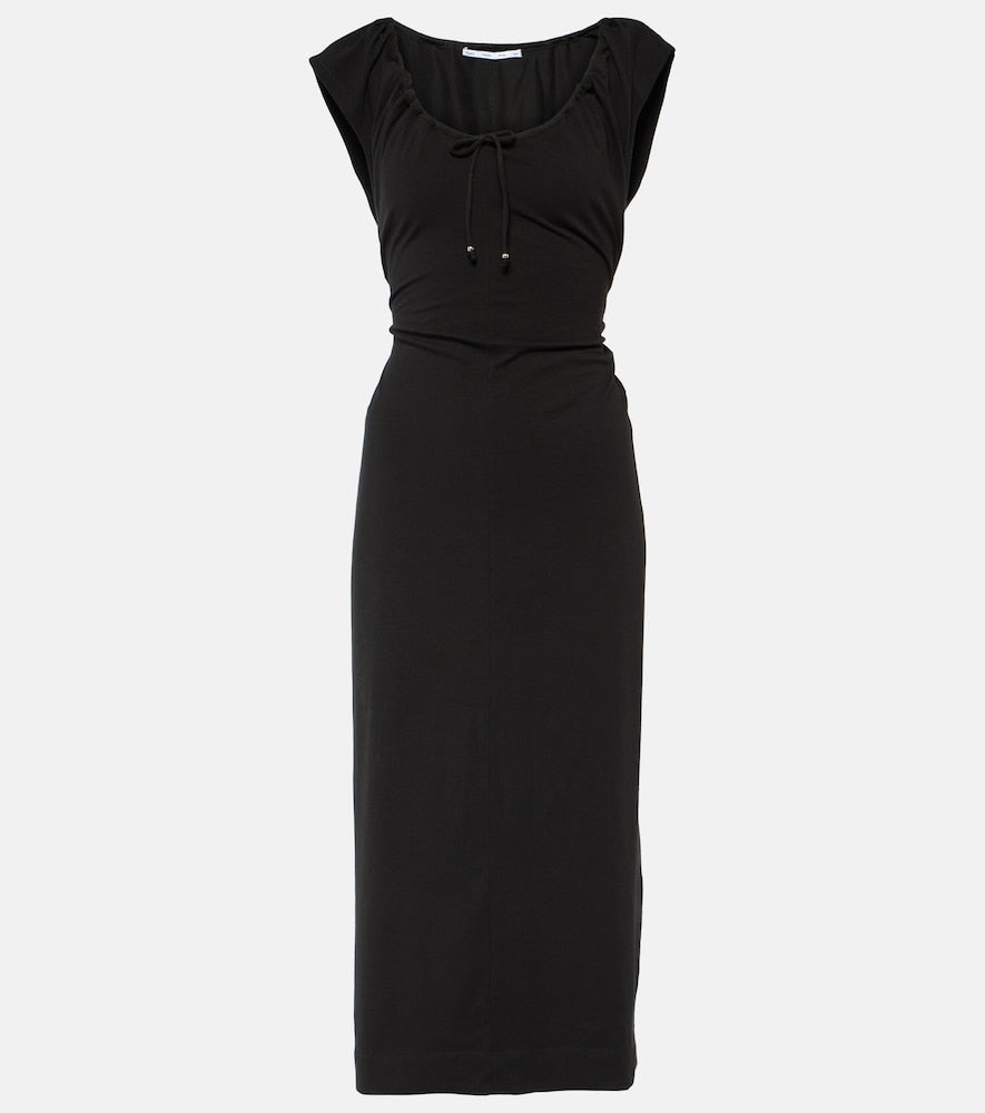 Proenza Schouler White Label Nina cotton-blend midi dress. Proenza Schouler White Label Nina 棉混纺中长连衣裙