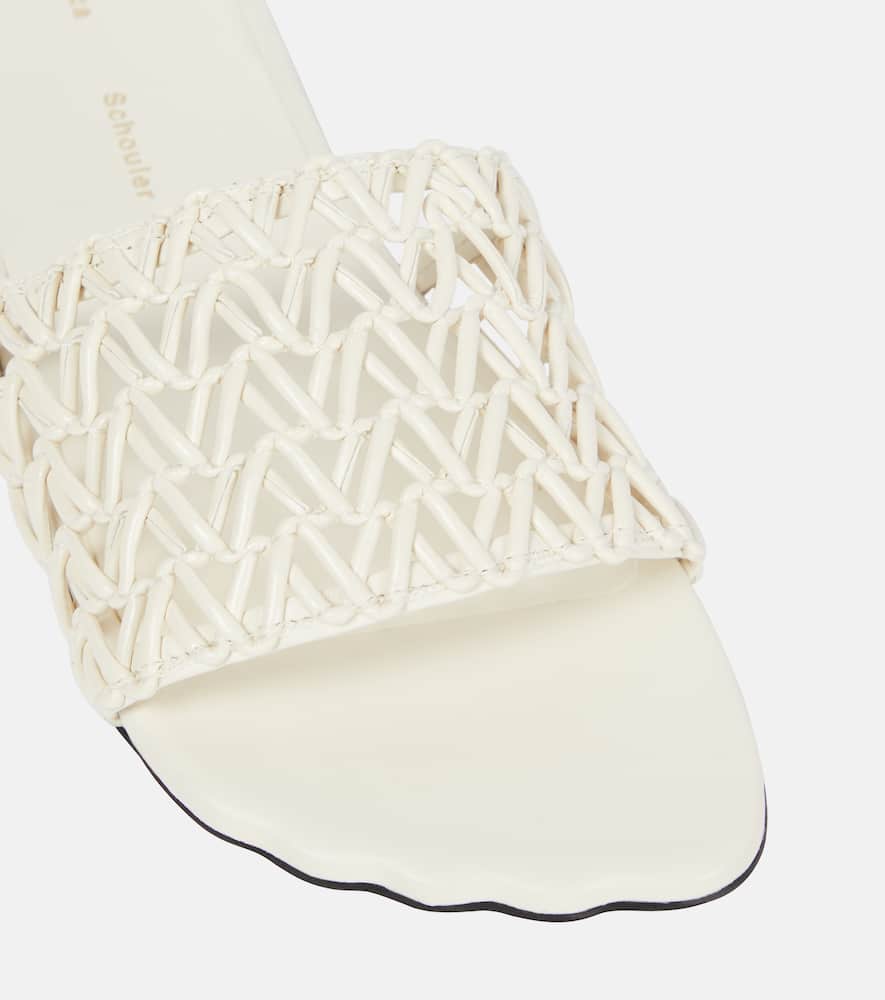 Proenza Schouler Woven leather slides