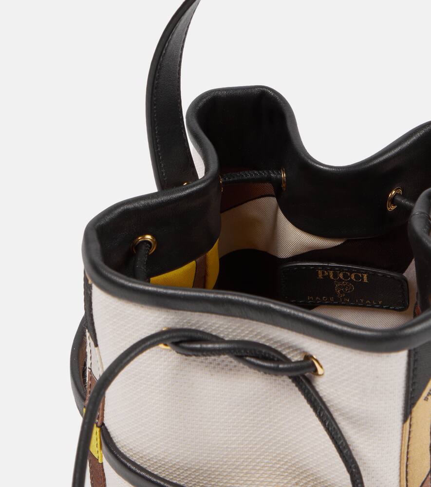 Pucci Cotton canvas bucket bag