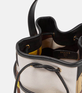 Pucci Cotton canvas bucket bag