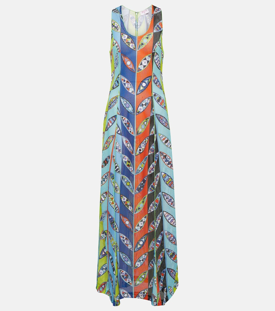 Pucci Girandole mesh maxi dress. Pucci Girandole 网布超长连衣裙