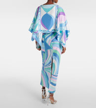 Pucci Iride And Pesci silk twill gown