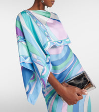 Pucci Iride And Pesci silk twill gown