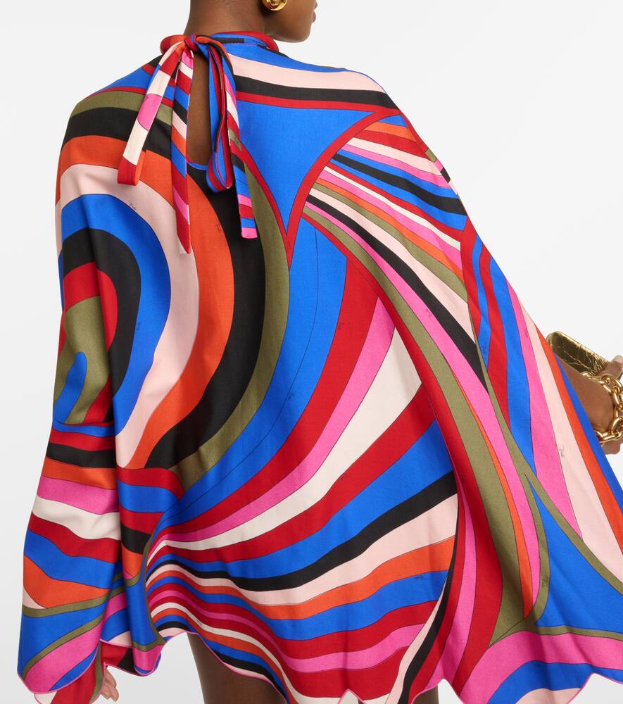 Pucci Iride cotton-blend minidress