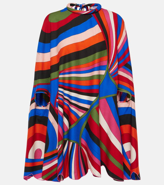 Pucci Iride cotton-blend minidress
