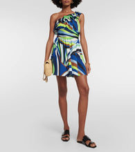 Pucci Iride one-shoulder jersey minidress
