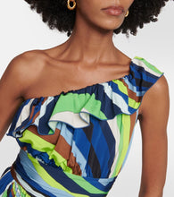 Pucci Iride one-shoulder jersey minidress