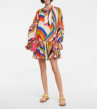 Pucci Iride-print cotton minidress
