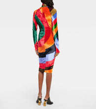 Pucci Iride printed velvet minidress
