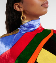Pucci Iride printed velvet minidress