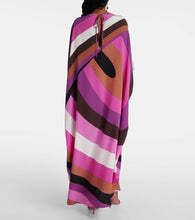 Pucci Iride silk Crêpe de chine kaftan