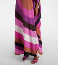 Pucci Iride silk Crêpe de chine kaftan
