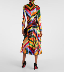 Pucci Iride velvet midi dress
