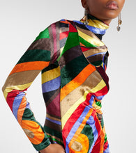 Pucci Iride velvet midi dress