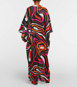 Pucci Marmo cotton twill kaftan